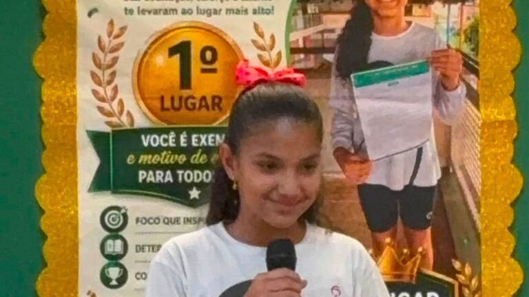 Aos 10 anos, estudante Maria Ester leva o Acre ao topo de concurso nacional de redação