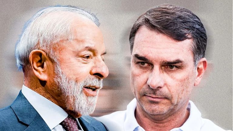 BTG/Nexus: Lula e Flávio Bolsonaro têm empate técnico em 1º e 2º turnos