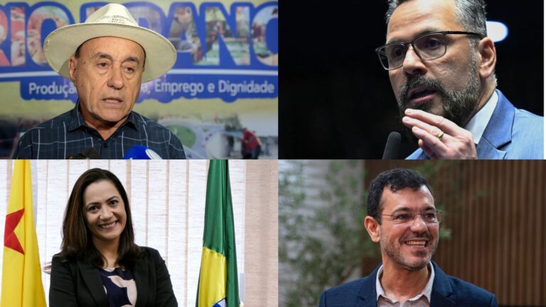 Quatro candidatos ao Governo do Acre participam de debate nesta sexta-feira